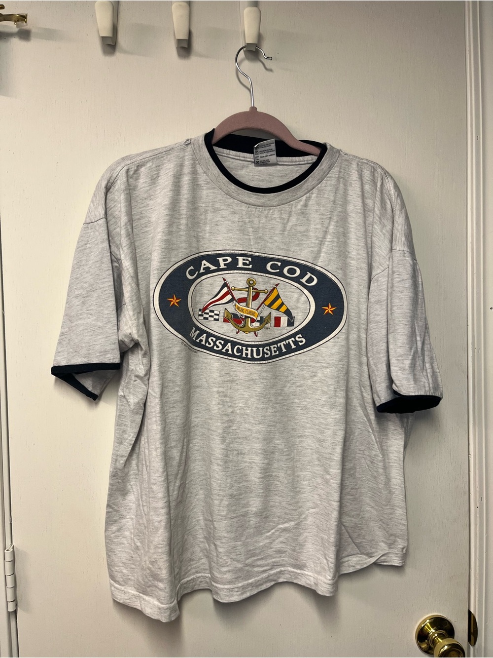 Vintage Cape Cod Massachusetts Ringer T-Shirt